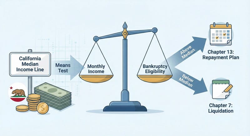 California Income and Bankruptcy