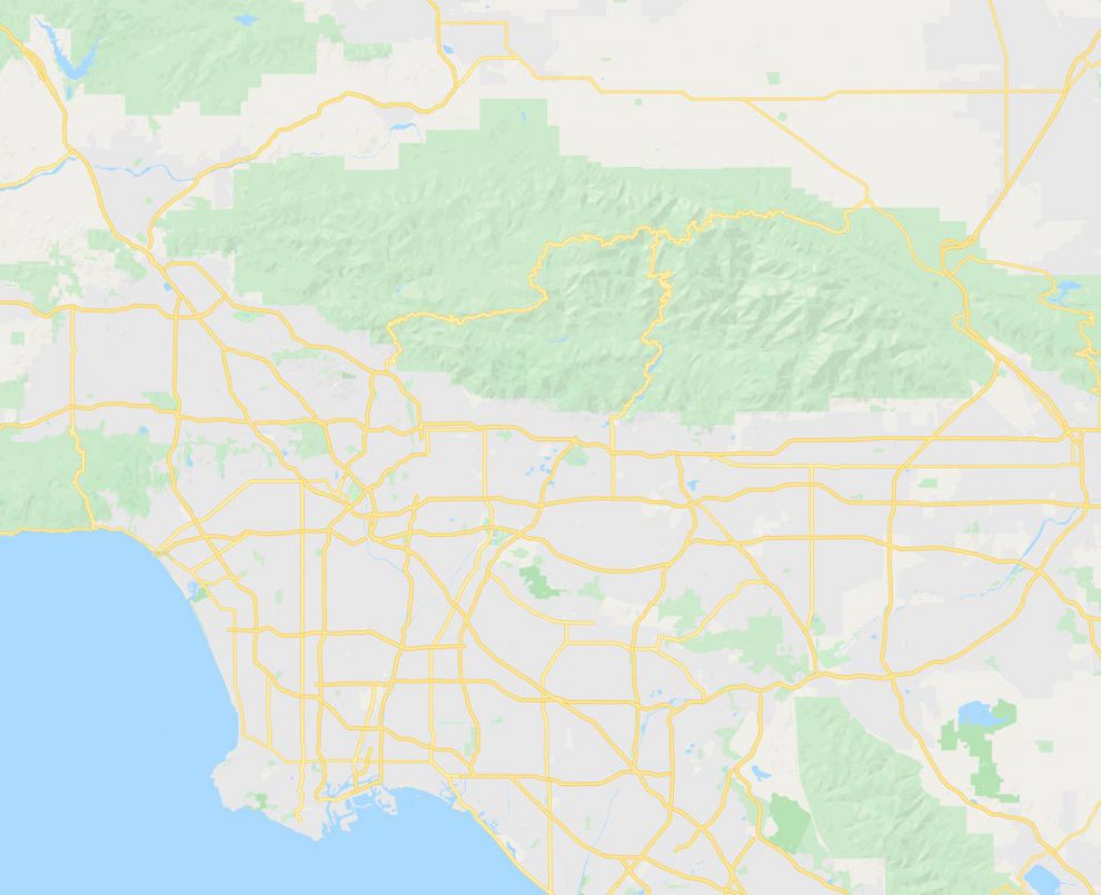 Map of Southern California