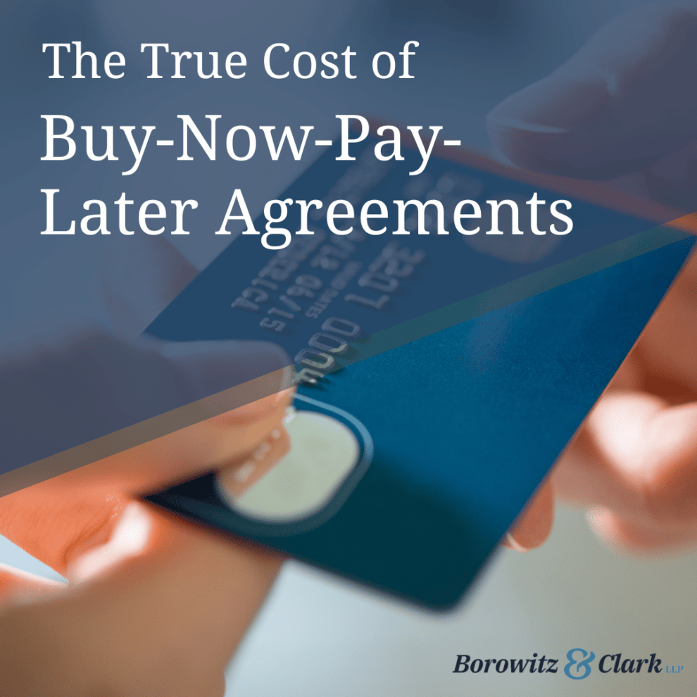 Buy-Now-Pay-Later Agreements